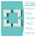 Regalo Gray Soft Rubber Corner Cushions 4 pk
