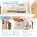 Regalo White Plastic Cabinet Locks 12 pk
