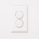 Regalo White Plastic Outlet Safety Plugs 24 pk