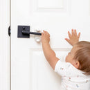 Regalo White Plastic Lever Handle Lock 1 pk