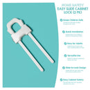 Regalo White Plastic Cabinet Locks 2 pk
