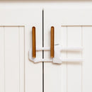 Regalo White Plastic Cabinet Locks 2 pk