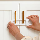 Regalo White Plastic Cabinet Locks 2 pk