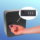 Lucky Line Black Steel Key Cabinet 12 in. 9.5 in. 3 in.