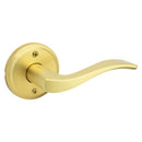 Kwikset Sedona Transitional Satin Brass Passage Lever