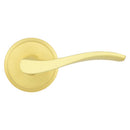 Kwikset Sedona Transitional Satin Brass Passage Lever