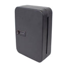 Lucky Line Black Steel Key Cabinet with Combo Lock 7.87 in. 3.25 in. 2.88 in.