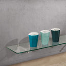 Dolle 0.31 in. H X 23.6 in. W X 4.7 in. D Clear Glass Shelf Board, Pack of 3