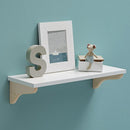 Dolle Lite .75 in. H X 23.6 in. W X 7.9 in. D White Wood Shelf Board, Pack of 2
