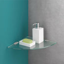 Dolle 0.31 in. H X 11.8 in. W X 11.8 in. D Clear Glass Corner Shelf, Pack of 3