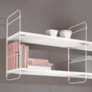 Dolle Lite .75 in. H X 31.5 in. W X 9.8 in. D White Wood Shelf Board, Pack of 2