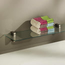 Dolle Glassline 0.31 in. H X 23.6 in. W X 5.9 in. D Clear Glass Shelf, Pack of 3