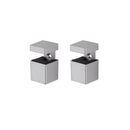Dolle Bloc 2.5 in. H X 1.3 in. W X 1.3 in. D Silver Metal Shelf Clips, Pack of 5