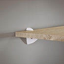 Dolle Scoop Maxi 4.9 in. H X 1.4 in. W X 4.1 in. D White Metal Shelf Clips, Pack of 5