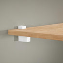 Dolle Cuadro 2.7 in. H X 0.9 in. W X 1.9 in. D White Metal Shelf Clips, Pack of 7