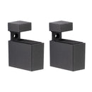 Dolle Cuadro 2.7 in. H X 0.9 in. W X 1.9 in. D Black Metal Shelf Clips, Pack of 7