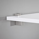 Dolle Cuadro 2.7 in. H X 0.9 in. W X 1.9 in. D Silver Metal Shelf Clips, Pack of 7