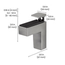 Dolle Eliot 4.4 in. H X 0.9 in. W X 2.6 in. D Silver Metal Shelf Clips, Pack of 7