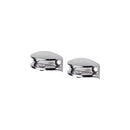 Dolle Flic 1.6 in. H X 1.6 in. W X 0.8 in. D Silver Metal Shelf Clips, Pack of 8