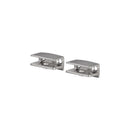Dolle Flac 1.6 in. H X 1.6 in. W X 0.8 in. D Silver Metal Shelf Clips, Pack of 8