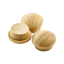 Richelieu Round Birch Button Plug 1/2 in. D X .63 in. L 25 pk Natural, Pack of 5