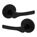 Kwikset Matte Black Passage Lever