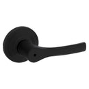 Kwikset Matte Black Privacy Lever