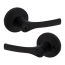 Kwikset Smartkey Security Matte Black Keyed Entry Lever KW1 1-3/4 in.