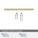 Amerock Contemporary Bar Cabinet Pull 3-3/4 in. Champagne Bronze Gold 1 pk