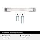 Amerock Incisive Transitional Arch Cabinet Pull 3-3/4 in. Polished Chrome Silver 1 pk