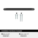 Amerock Contemporary Arch Cabinet Pull 4 in. Matte Black Black 1 pk