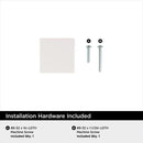 Amerock Chamfered Edge Contemporary  Square Cabinet Knob 1 in. Polished Chrome 1 pk