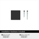 Amerock Chamfered Edge Contemporary  Square Cabinet Knob 1.06 in. D 1 in. Matte 1 pk