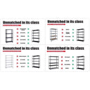 Ar Shelving All Road / Outdoor shelving 71 in. H X 29.5 in. W X 20 in. D Steel Shelving Unit