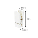 3M Command Medium Plastic Spring Clip 1.5 in. L 8 pk, Pack of 4