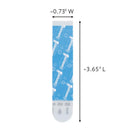 3M Command Large Foam Strips 3.65 in. L 8 pk, Pack of 6