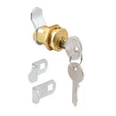 ATC Brass Plated Steel Counter Clockwise Mailbox Lock 2, Pack of 6