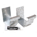 Amerimax 3 in. H X 5 in. W X 5.5 pk L Gray Galvanized Steel K Gutter Connector, Pack of 25