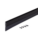 M-D Building Products Black Aluminum/Vinyl Sweep For Doors 36 in. L X 0.25 in.