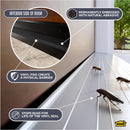 M-D Building Products Black Aluminum/Vinyl Sweep For Doors 36 in. L X 0.25 in.