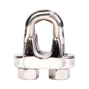Koch Industries Polished Stainless Steel Wire Rope Clip, Pack of 10