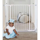 North States White Metal Expandable Baby Gate 1 pk