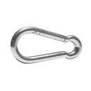 Koch Industries .75 in. D X 4.750 in. L Nickel-Plated Steel Spring Snap 350 lb, Pack of 10
