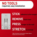 3M Satin Nickel Plastic Triple Hook 1 pk