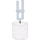 Simpson Strong-Tie 16.66 in. H X 6.03 in. W Galvanized Steel Column Base