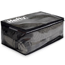 Hefty Black/Clear Flexible Tote w/Handle 26 in. H X 12 in. W X 16 in. D Stackable, Pack of 4