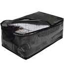 Hefty Black/Clear Flexible Tote w/Handle 26 in. H X 12 in. W X 16 in. D Stackable, Pack of 4