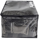 Hefty Black/Clear Flexible Tote w/Handle 26 in. H X 12 in. W X 16 in. D Stackable, Pack of 4