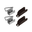 M-D Building Products Aluminum 3/8 in. W X 1-1/2 in. L Screen Top Hanger 1 pk, Pack of 10