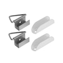 M-D Building Products Aluminum 7/16 in. W X 1-1/2 in. L Screen Top Hanger 2 pk, Pack of 10